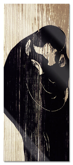Edvard Munch - Kuss IV, Glasbild Panorama
