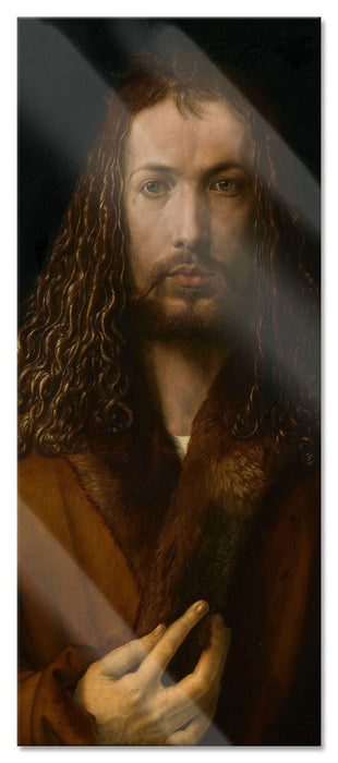 Pixxprint Albrecht Dürer - Selbstbildnis , Glasbild Panorama