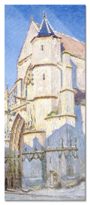 Alfred Sisley - L'église à Moret-Paris Petit-Palais, Glasbild Panorama