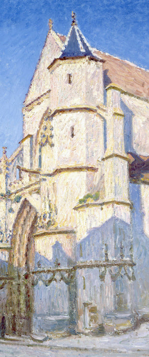 Alfred Sisley - L'église à Moret-Paris Petit-Palais, Glasbild Panorama