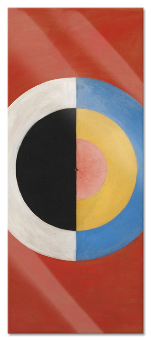 Pixxprint Hilma af Klint - Der Schwan II, Glasbild Panorama