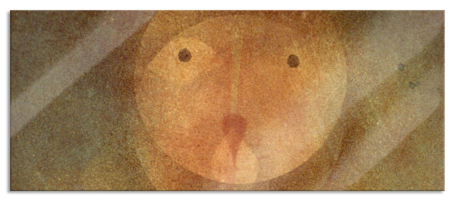 Pixxprint Paul Klee - Pierrot Lunaire , Glasbild Panorama