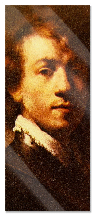 Pixxprint Rembrandt van Rijn - Selbstportrait I, Glasbild Panorama