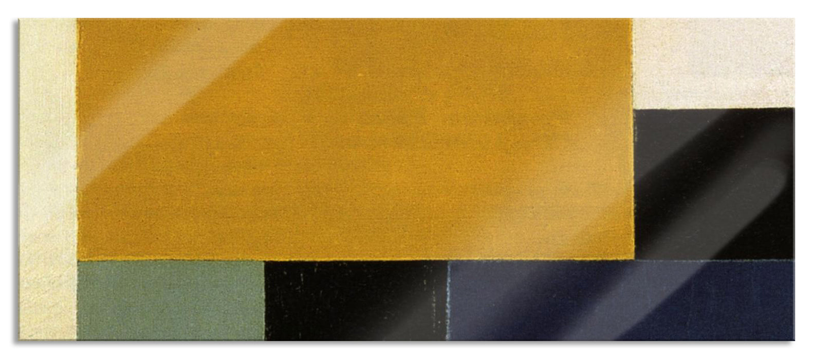 Pixxprint Theo van Doesburg - Komposition XXII , Glasbild Panorama