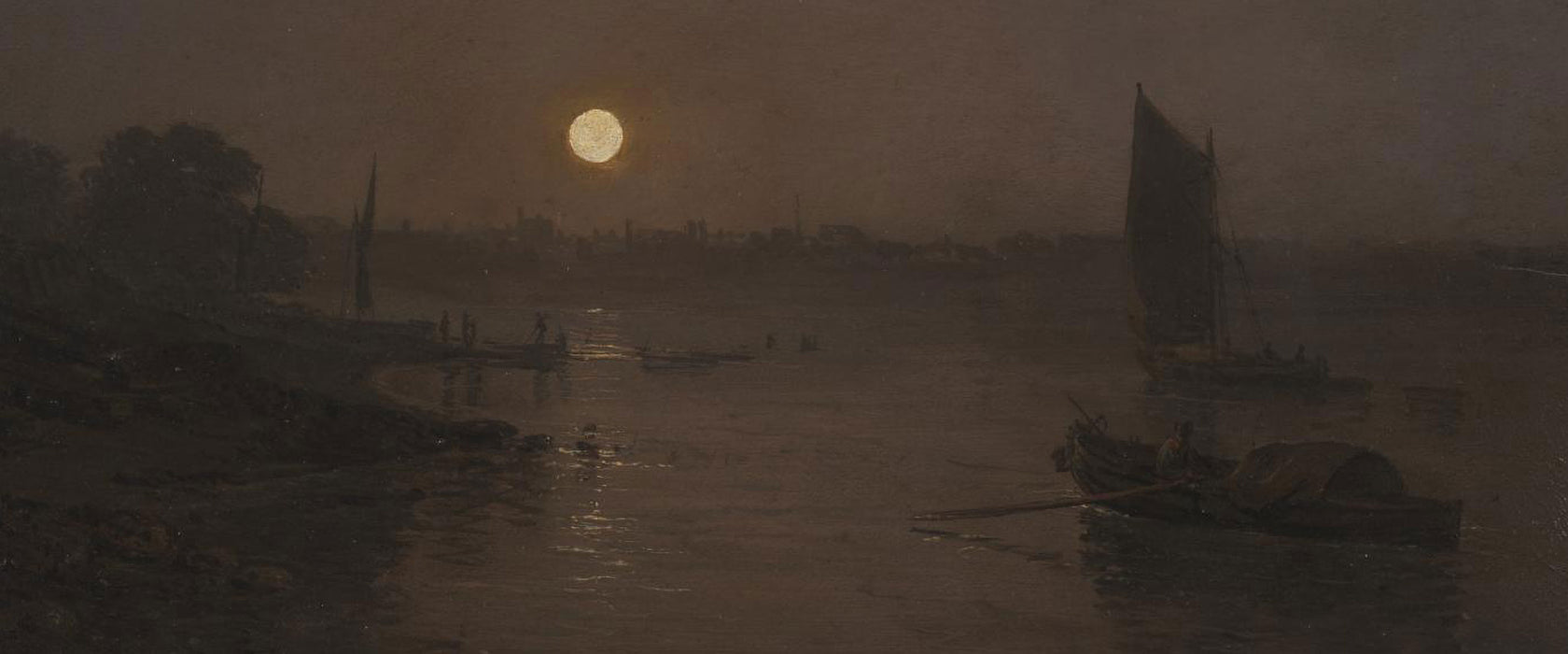 William Turner - A Study at Millbank , Glasbild Panorama