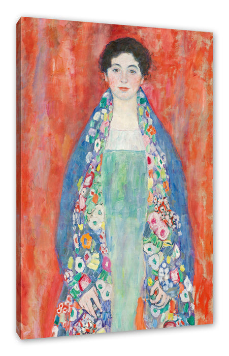 Pixxprint Gustav Klimt - Fräulein Lieser, Leinwandbild