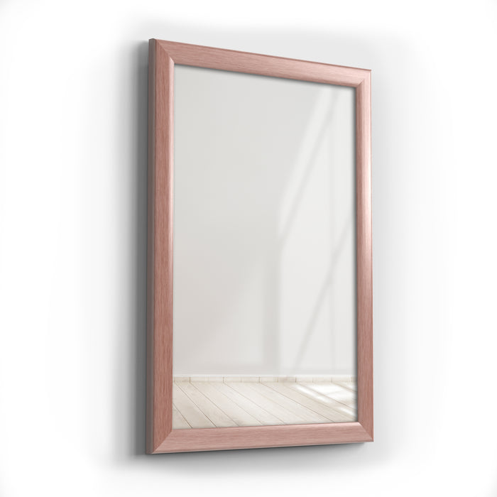 Pixxprint Spiegelrahmen Moderna Farbe: Rosegold | Wandspiegel in 11 Größen