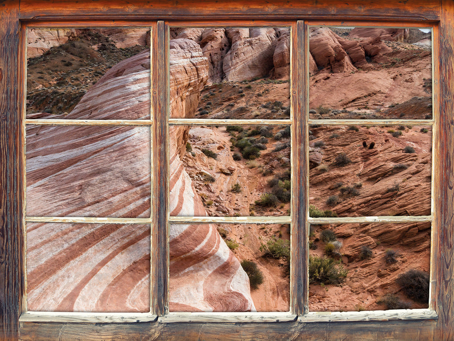 Atemberaubender Grand Canyon  3D Wandtattoo Fenster