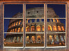 Colosseum in Rom  3D Wandtattoo Fenster