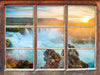 Wasserfall 3D Wandtattoo Fenster