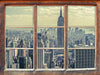 New York Manhattan  3D Wandtattoo Fenster