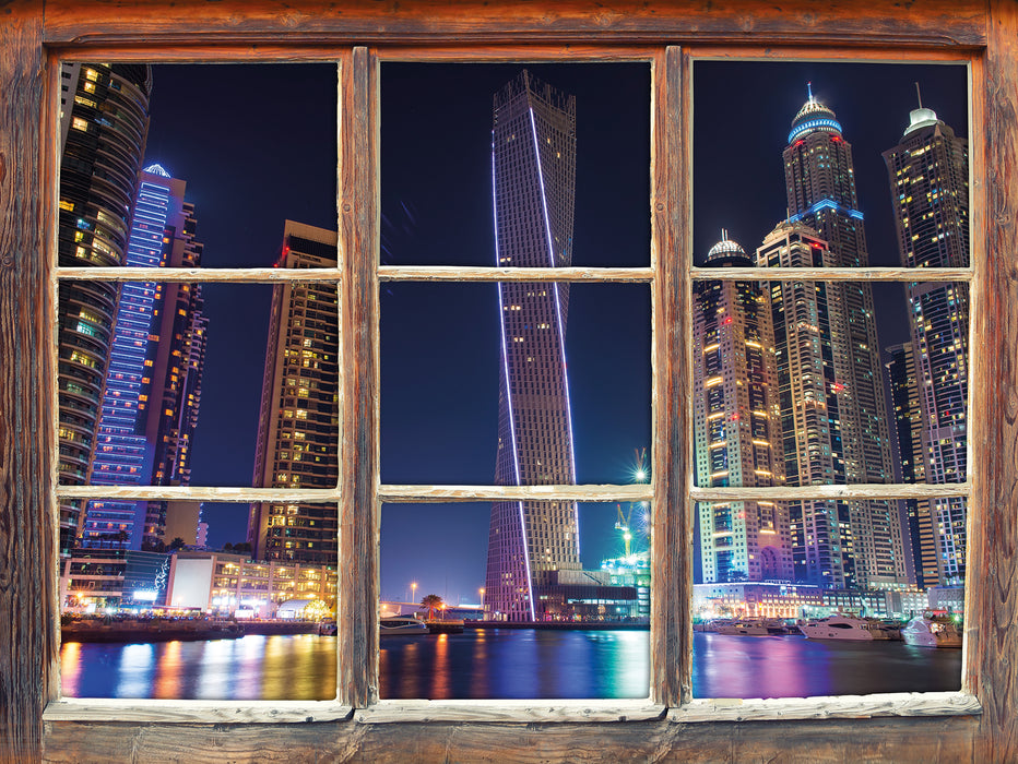 Dubai Burj al Arab  3D Wandtattoo Fenster