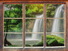 Wasserfall  3D Wandtattoo Fenster