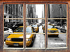 Cityverkehr New York  3D Wandtattoo Fenster