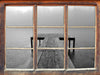 Steg am See Nebel  3D Wandtattoo Fenster