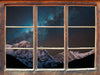 Annapurna bei Nacht  3D Wandtattoo Fenster
