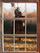 Samurai Krieger auf einem Pferd  3D Wandtattoo Fenster