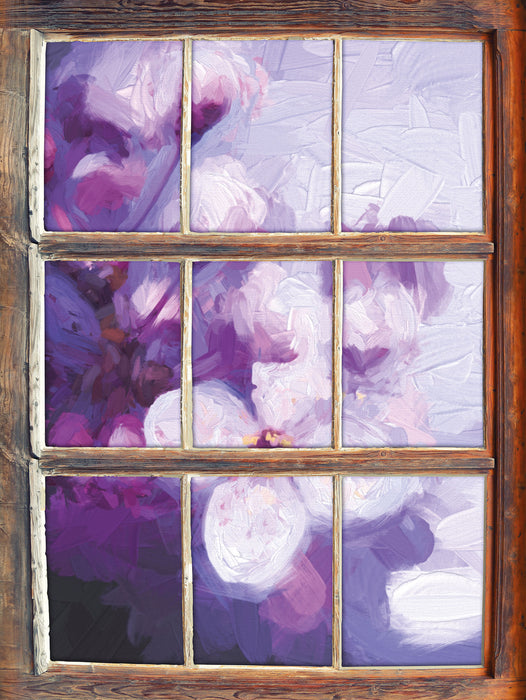 Blüten des Kirschbaumes Kunst 3D Wandtattoo Fenster