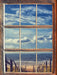 Weg zum Strand am Meer 3D Wandtattoo Fenster
