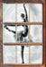 Ballerina 3D Wandtattoo Fenster