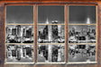 Manhattan Skyline 3D Wandtattoo Fenster
