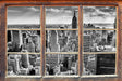 New York bei Tag 3D Wandtattoo Fenster