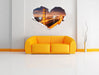 Golden Gate Bridge bei Nacht 3D Wandtattoo Herz Wand