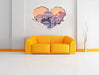 Festival 3D Wandtattoo Herz Wand