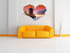 Chinesisches Haus 3D Wandtattoo Herz Wand