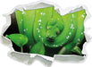 Grüne elegante Schlange  3D Wandtattoo Papier