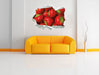 Leckere frische Erdbeeren 3D Wandtattoo Papier Wand