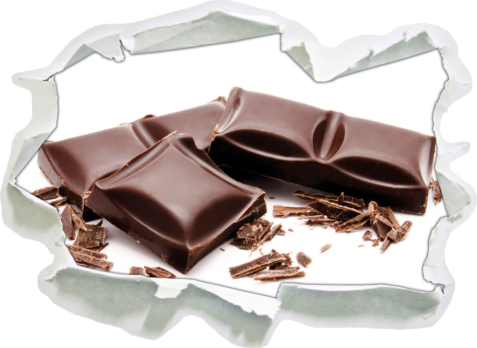 Pixxprint Leckere Tafel Schokolade, 3D Wandtattoo