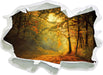 Wald Landschaft 3D Wandtattoo Papier