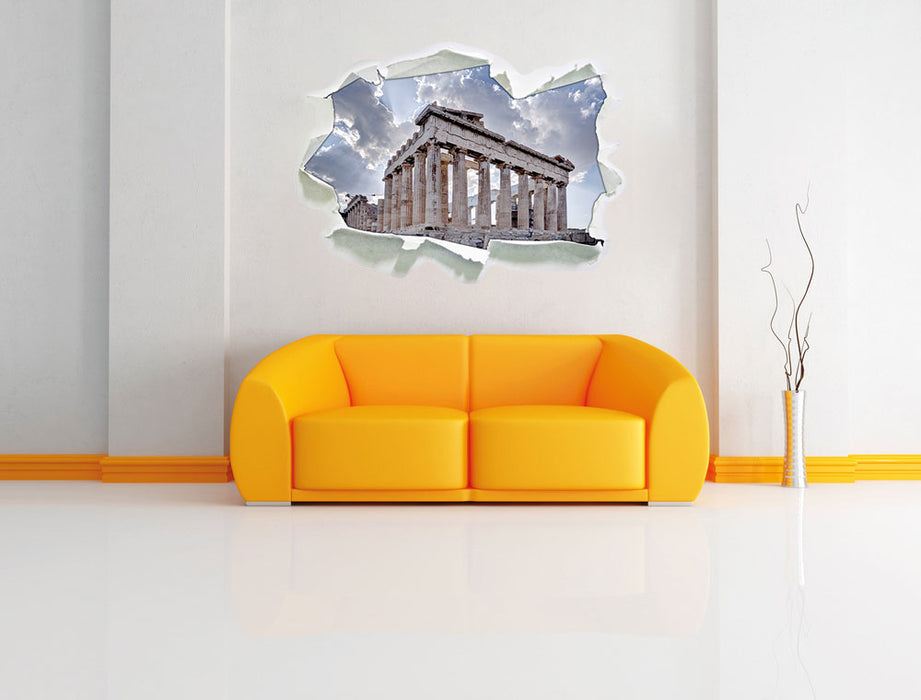 Antike Säulen Griechenland 3D Wandtattoo Papier Wand