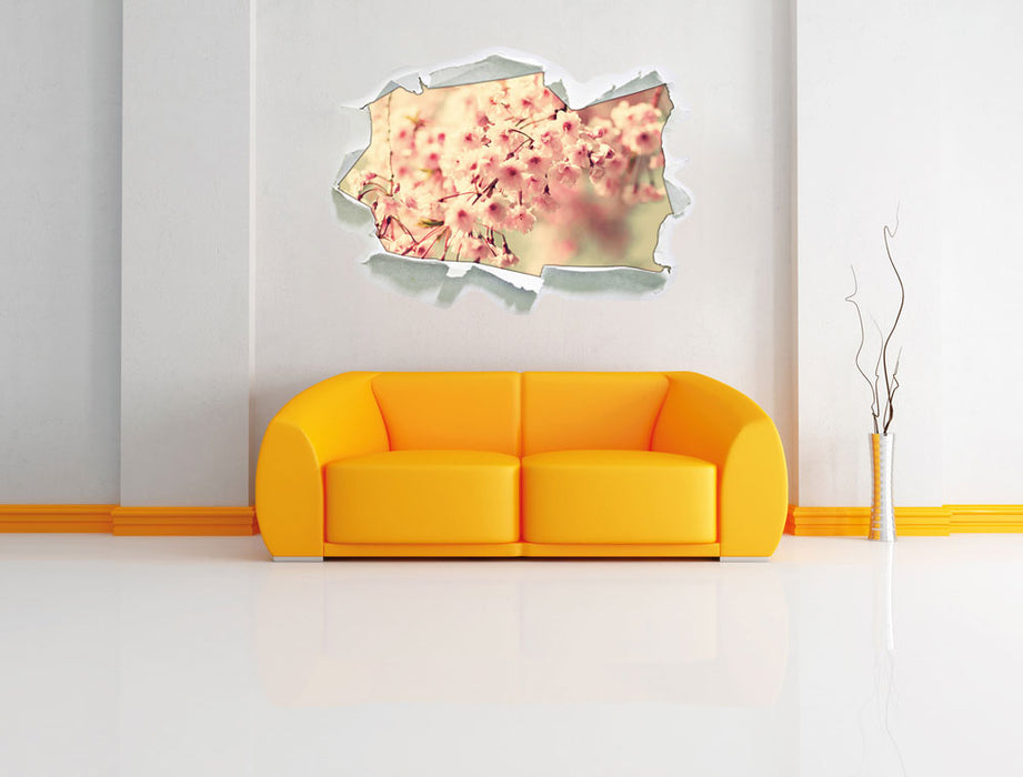 Kirschblüten 3D Wandtattoo Papier Wand