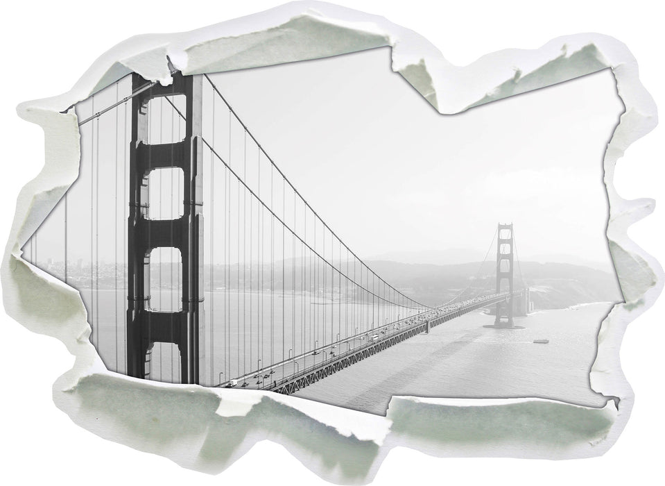 Golden Gate Bridge San Francisco  3D Wandtattoo Papier