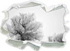 Bäume im Schnee Nebel  3D Wandtattoo Papier