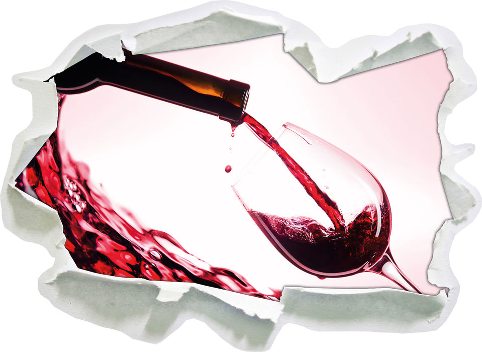 Pixxprint Wein, 3D Wandtattoo