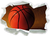 Basketball schwarzer Hintergrund  3D Wandtattoo Papier