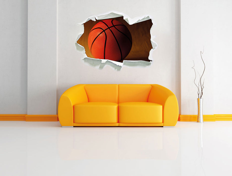 Basketball schwarzer Hintergrund 3D Wandtattoo Papier Wand