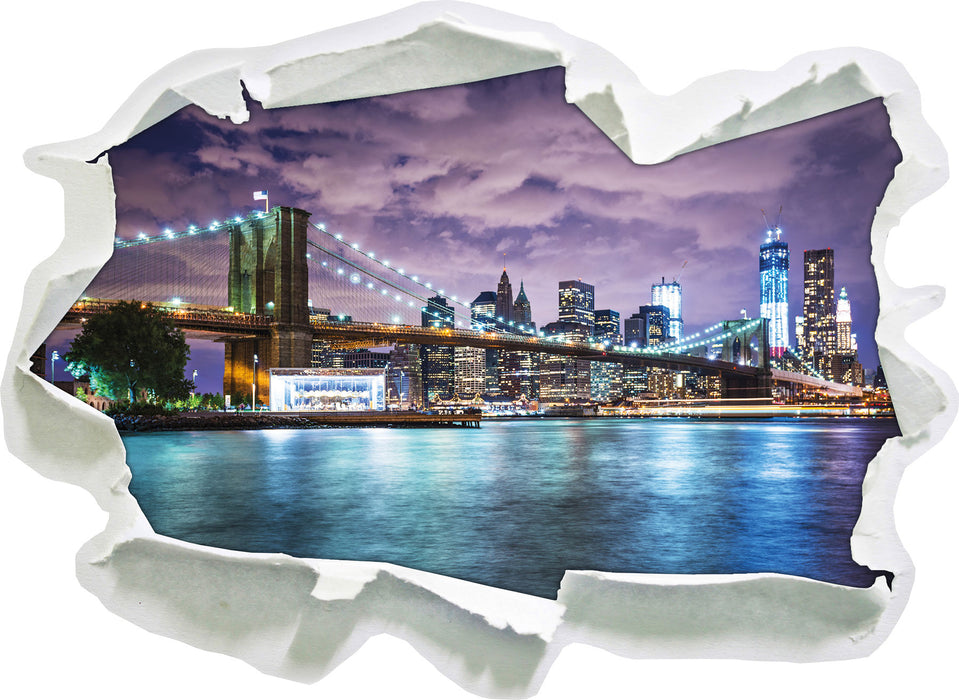 Skyline New York 3D Wandtattoo Papier