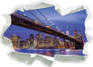 New York Brooklyn Bridge  3D Wandtattoo Papier