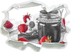 Erdbeeren Marmelade 3D Wandtattoo Papier