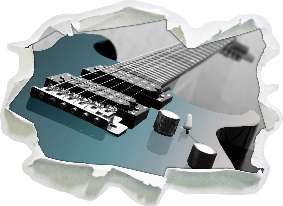E-Gitarre 3D Wandtattoo Papier