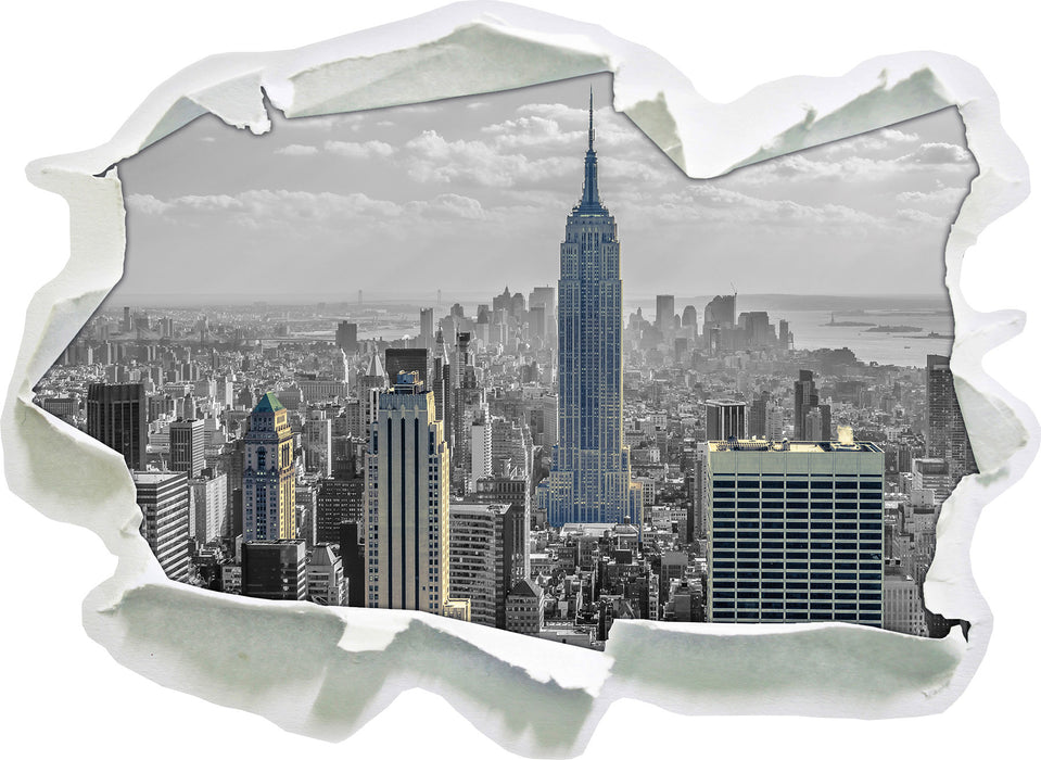 Pixxprint New Yorker Empire State Building, 3D Wandtattoo