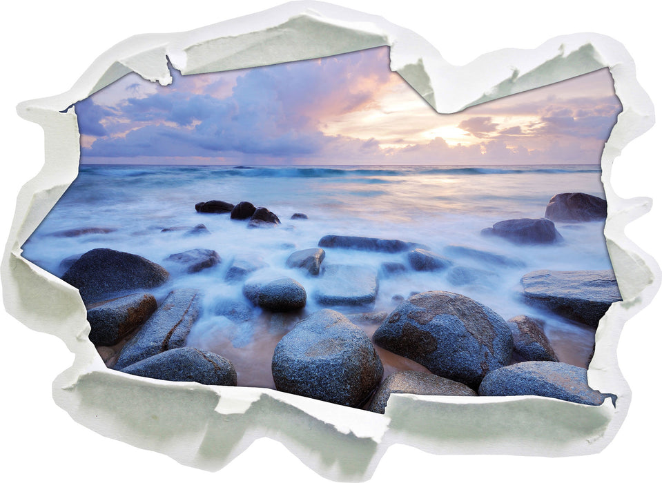 Pixxprint Romantisches Meer, 3D Wandtattoo