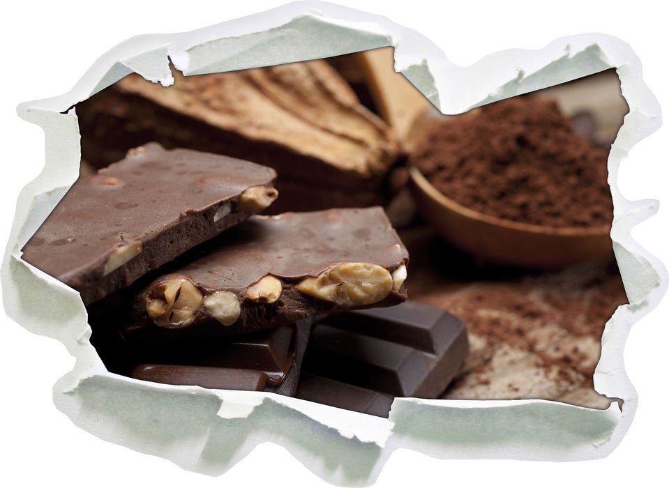 Pixxprint Leckere Schokolade, 3D Wandtattoo