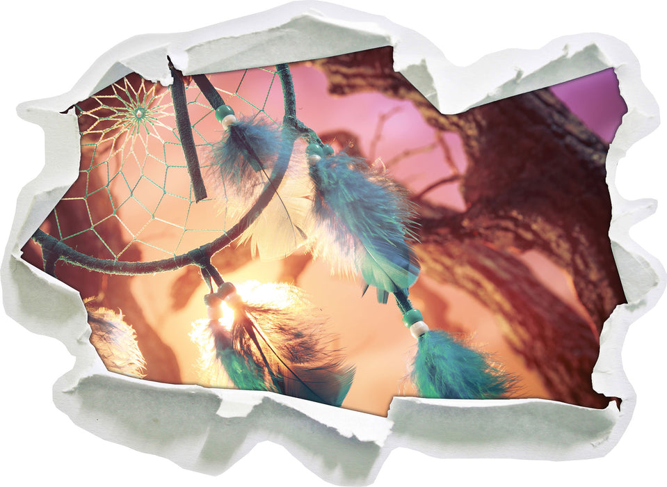 Pixxprint Traumfänger, 3D Wandtattoo