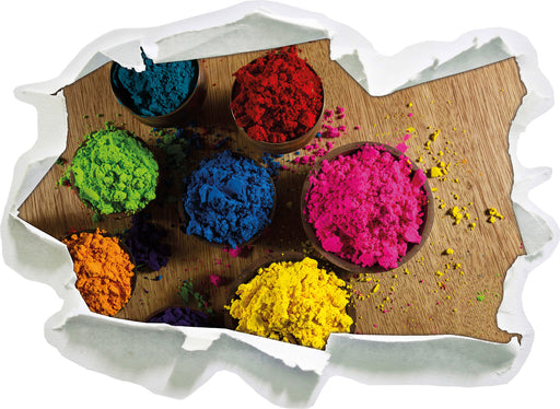 Indisches Farbpulver  3D Wandtattoo Papier