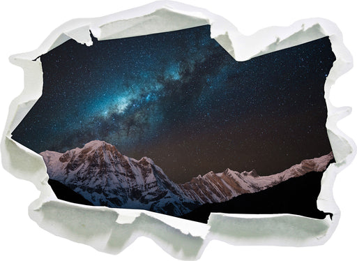 Annapurna bei Nacht  3D Wandtattoo Papier